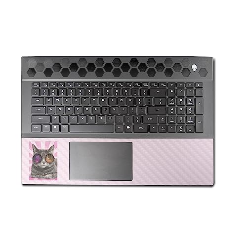 Image of MightySkins Carbon Fiber Skin Compatible with Alienware M18 R1 (2023) Full Wrap Kit - Galaxy Cat | Protective, Durable Textured Carbon Fiber Finish | Easy to Apply & Change Styles | Made in The USA