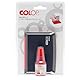 Colop 151306 Stempelkissen Micro 2 + Farbe 801 rot, 70 x 110 mm