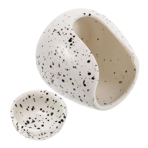 FUNOMOCYA Ceramic Essential Oil Stove Diffuser Candles Wax Melter for Wax Melts Wax Burners Essential Oil Holder Fragrance Warmer Wax Melt Warmer Candle Oil Warmer Heater Split Ceramics