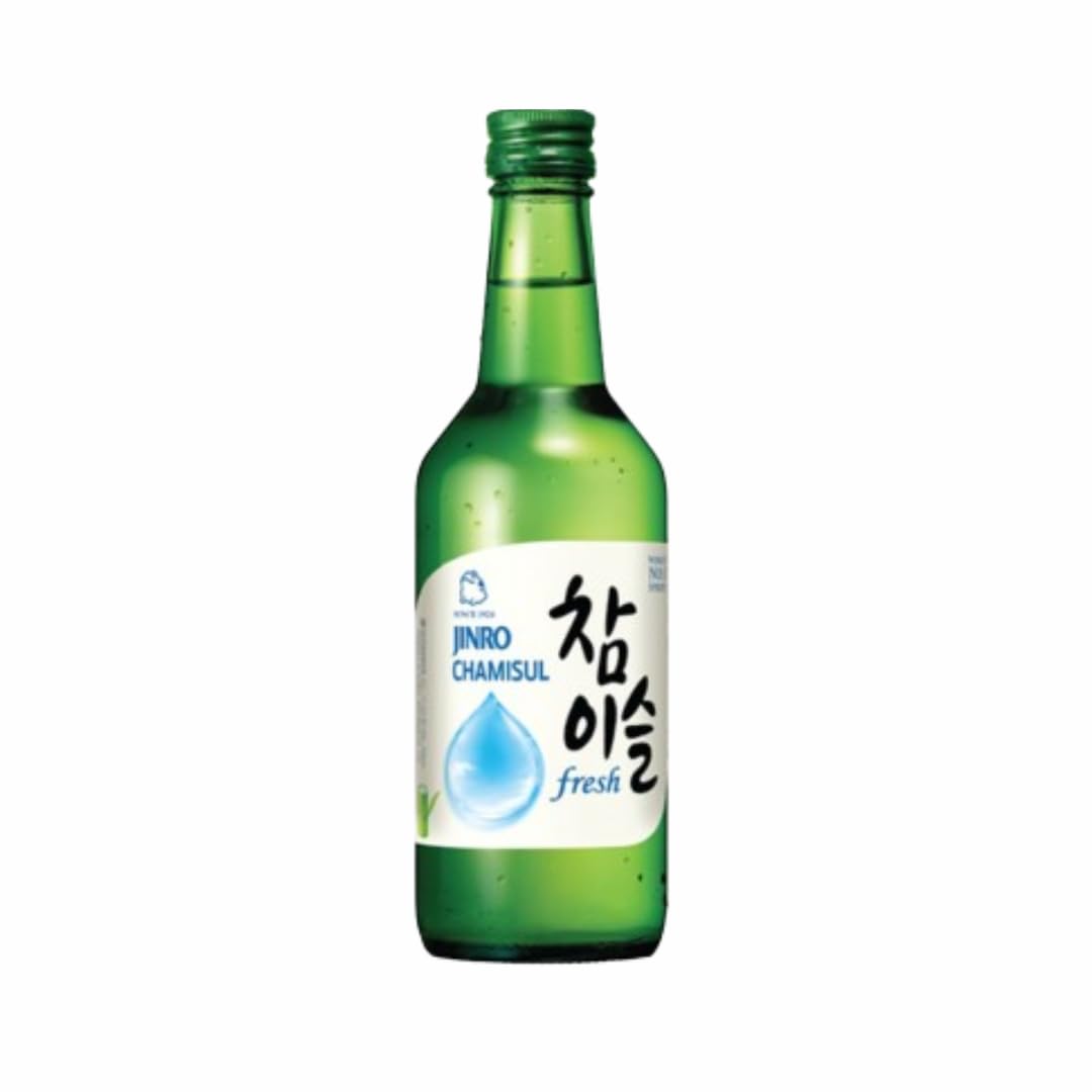 Wondermarket. Soju Bebidas Coreanas Chamisul, Uva, Fresa y Ciruela Jinro 350ml x4