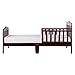 Dream On Me Classic Design Toddler Bed in Cherry, Greenguard Gold Certified 57x28x30 Inch (Pack of 1)