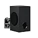 WALI Speaker Wall Ceiling Mounts One Pair, Bookshelf Speaker Wall Mount Brackets, Surround Sound Speaker Mounts, Hold up to 7.7 lbs (SWM202), Black