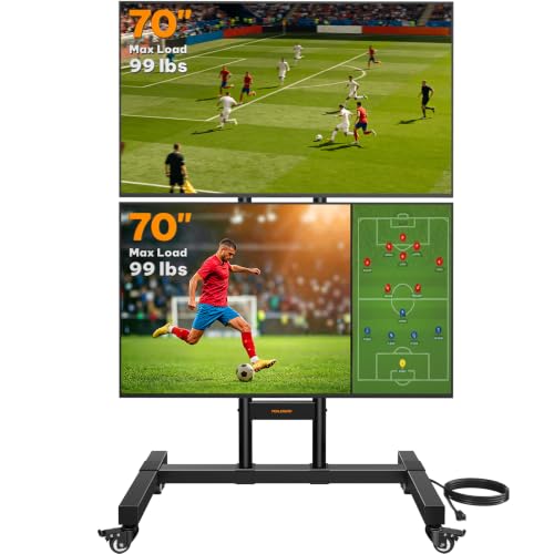 Perlegear 32–70" Mobile Dual TV Cart