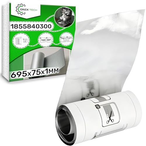 ONIX TECH Pare Vapeur Lave Vaisselle 695 mm x 75 mm x 1 mm avec Le Code Original C00871857 pour Indesit 1855840300 pour Beko - Garantie de 5 Ans