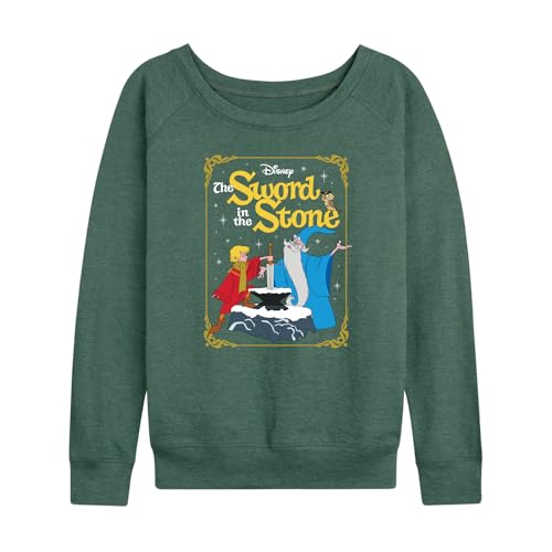 Disney - Sword In The Stone - Women's Lightweight French Terry Pullover