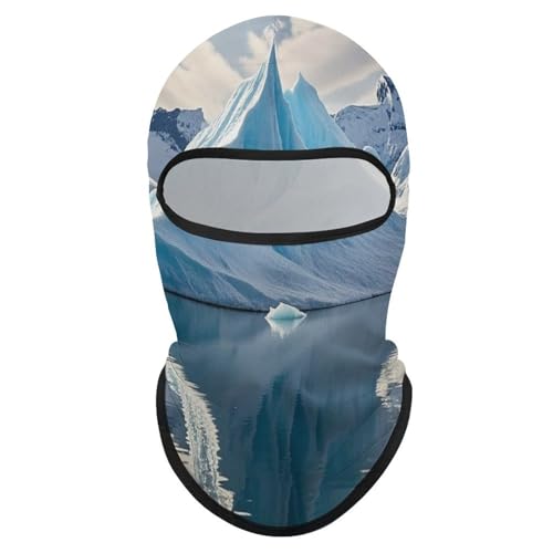 Balaclava Blue Iceberg para hombre y mujer, máscara facial con protección solar, transpirable, para senderismo, ciclismo, carrera y conducción miniatura 7