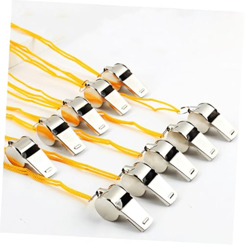 Set de 10 silbatos VICASKY con cordón para emergencias miniatura 6