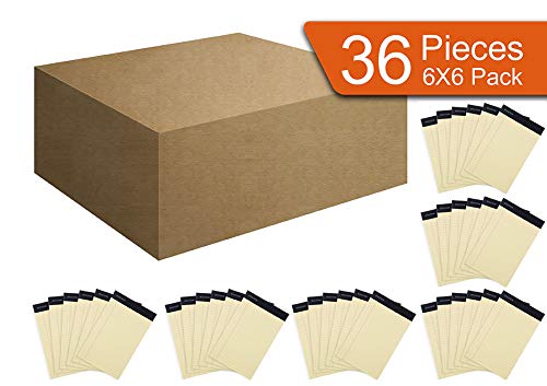 Mintra Office Legal Pads, ((xBasic, 5in x 8in, Narrow (Canary), 36pk (6-6pks)) - Thumbnail 2