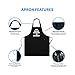Savvy Designs Aprons for Men - Adjustable Black Apron with Pockets, Mr Good Lookin is Cookin - Unique Christmas BBQ & Grilling Gifts