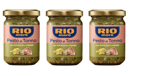 3x Rio Mare Pesto with Tuna Pistachio and Lemon 130g