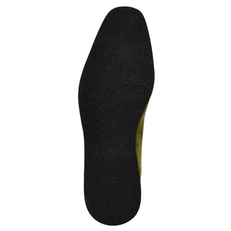 Image of LIBERTYZENO Mens Tuxedo Canvas Textile and Suede Leather Noble Loafers and Slip On Wedding Party Shoes for Easter Gift