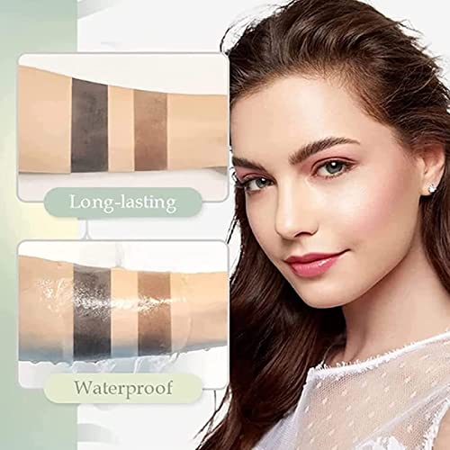 Hairline Contouring Shadow Powder Waterproof, Janenisa Hair Powder, Flysleeps Hairline Contouring, Natural Shade Hairline Powder, Hairline Powder Stick For Cover Gray Hair Root, Thin Hair (Black*3) #TOP3