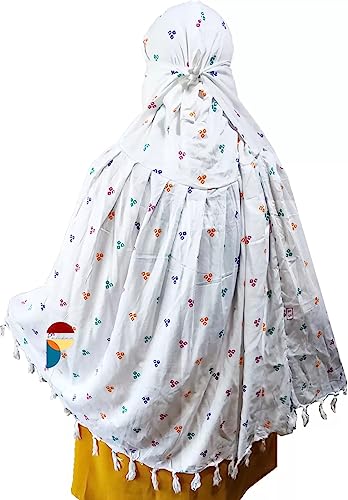 Image of Cotton Innovative Stylish Printed Pattern Fancy Scarf With Sun Protection Cover Face Cotton Driving Scarf for Women and Girls