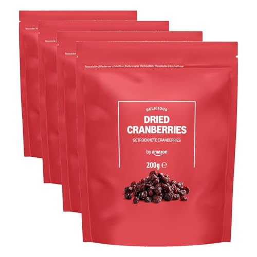 por Amazon Arándanos secos 200g 1 paquete (Paquete de 4)