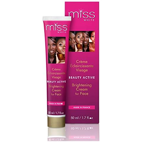 Fair & White Miss White, Skin Brightening Cream for Face - 1.7 fl oz / 50 ml - Beauty Active Cream, Helps to Fade Dark Spots, Age Spots, Wrinkles & Brown Spots Cover