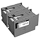 Yowell 2X T6715 Tinten Wartungsbox Kompatibel für Epson T6715 T6716 für Epson Workforce Pro WF-3820DWF WF-3825DWF WF-4820DWF WF-4825DWF WF-4830DTWF WF-4720DWF WF-4725DWF WF-4730DTWF (C13T671500)