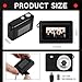 Relaxweex Mini Digital Camera Keychain 1080p Small Portable Photo Video Camera 100 Mins Battery Life Micro Camcorder Recorder for Travel Study Recording(Black)
