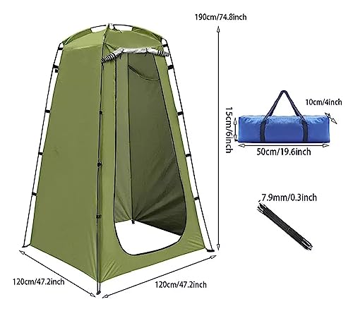 Carpa de camping para baño y ducha portátil miniatura 6