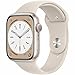 Produktbild Apple Watch Series 8 (GPS, 45MM) - Starlight Aluminiumgehäuse mit Starlight Sportarmband (Generalüberholt)