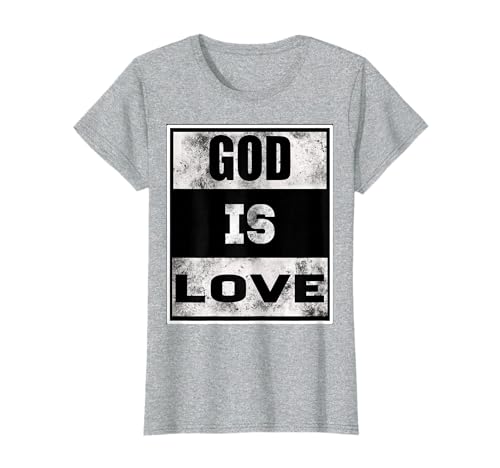 God Is Love: Vintage Christian Tees-Christian Faith T-Shirts