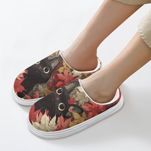 Fuzzy Platform Slippers for Women Winter Warm Slides Slippers with Memory Foam Non Slip Casual Slip On House Shoes4