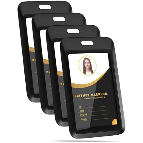 GoorDik Heavy Duty ID Badge Holder Cover