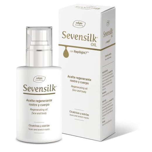 SEVENSILK ® Oil | Aceite regenerante rostro y cuerpo | Cicatrices y Estrías | Con Aceite de Argán + Sacha inchi + Caléndula + Bisabolol + Tocoferol + Ceramidas | 100ml