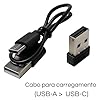 Mouse Vertical Ergonômico Sem Fio Recarregável RGB DPI Ajustável USB 2.4G Compatível com Windows Mac Redução deTensão no Pulso #5