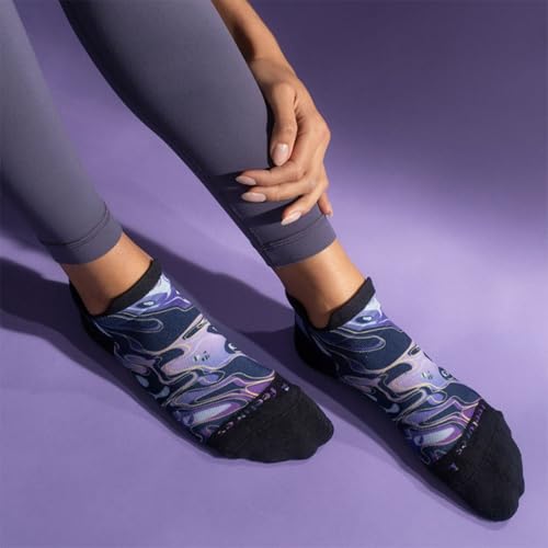 Image of Feetures Elite Light Cushion No Show Tab Sock Wave