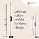 Matchstick Monkey Baby Elektrische Zahnbürste - Sanfte Reinigung für Babys & Kleinkinder - 3-36 Mon. - ultraweiche Borsten & BioCote® Schutz - Schallzahnbürste - inkl. Batterie (Giraffe)