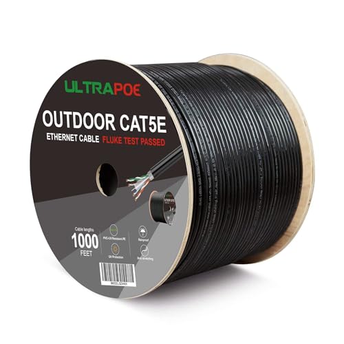 Cable Ethernet Cat 5e Exterior Enterrado 1000ft UTP miniatura 1