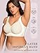 OEAK Womens Wireless Jelly Bra Plus Size Supportive Seamless Bras Full Coverage Push Up Comfortable No Underwire Tshirt Bras Beige M