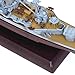 CHICHIYANG 1:1000 Scale United Kingdom HMS Hood Battle Cruiser Model Alloy Die-Cast Nautical Warship Miniature for Boat Enthusiasts