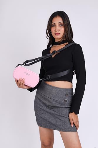 Image of TS WITH TECHSUN Small Crossbody Bag for Women | PU Leather Sling Bag with Adjustable Strap | Women's Handbags | Mini Purse for Women | Travel Crossbody Pouch For Keys, Makeup Etc.