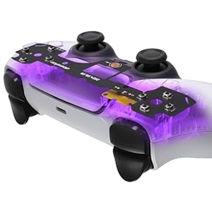 eXtremeRate Taktile Face Clicky Kit für ps5 Controller BDM-030 040 050 Modell, Custom Tactile D-Pad & Aktiontasten FPC Kabel, Upgrade Face Buttons Mouse Click Mod Kit für ps5 Controller