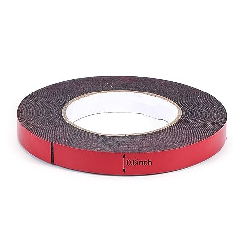 Image of Double Sided Tape, 0.6inch x 33 Ft Foam Tape Mounting Tape, 2 Sided Strong Adhesive Tape for Car, Socket, Wall Sticker, Home Decor