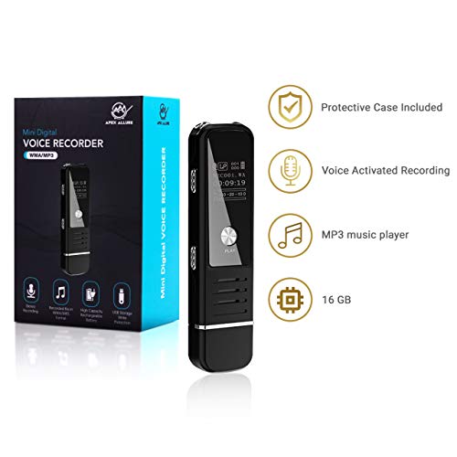 Mini Voice Recorder (Black)
