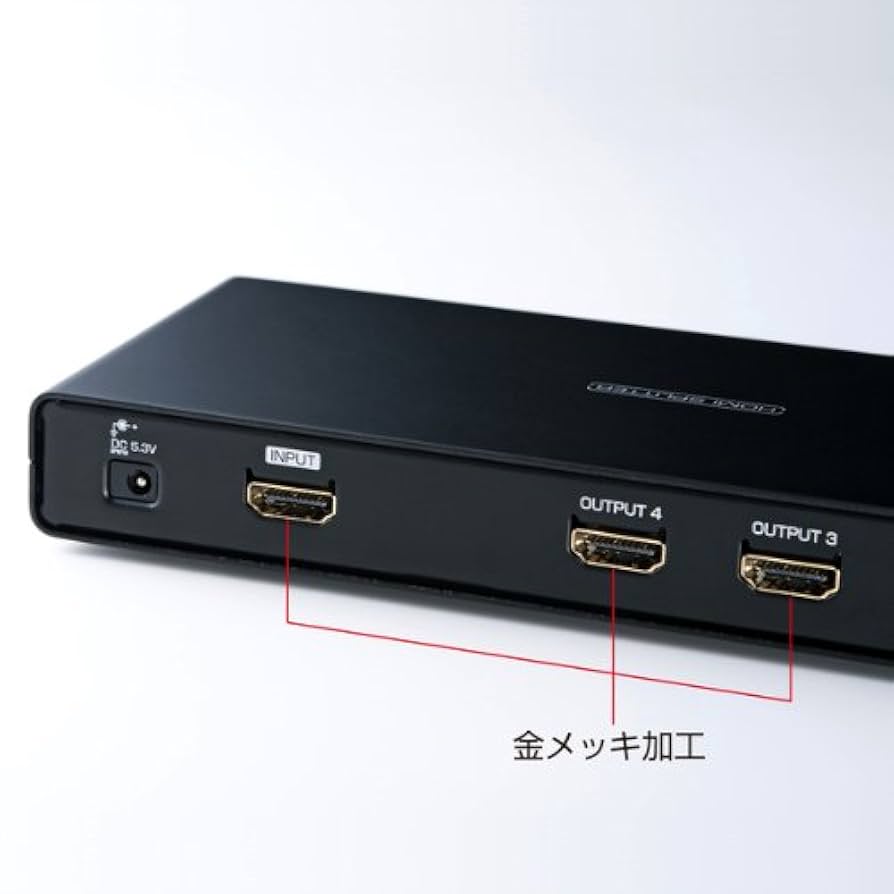 Amazon | SANWA SUPPLY 3D対応HDMI分配器(4分配) VGA-HDSP4K