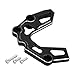 JFG RACING Dirt Bike Front Sprocket Guard Chain Cover CNC Chain Sprocket Cover Protector Aluminum for KLX110/KLX110L 2002-2023 DRZ110 2003-2006 Black