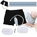 Urine Bags for Men - Wearable urinals for Men - Condom Catheters for Men - Reusable Portable Silicone Urinal with 2 Urine Catheter Bags (L)