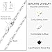 Jewlpire 5mm Paperclip Necklace for Women, 925 Sterling Silver Chain Necklace for Women, Silver Necklaces Women's Chains Necklaces 22 Inch