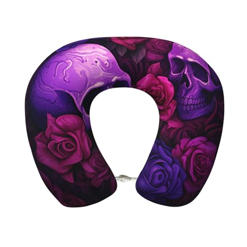 Almohada de espuma viscoelástica tamaño único con funda negra miniatura 1