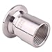 DERNORD 1.5'' Tri clamp Adapter to 1 inch FNPT Thread Ferrule Sanitary Pipe Fitting