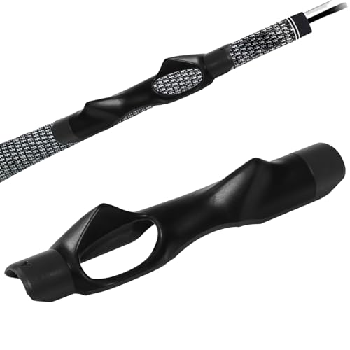 Likier Golf Grip Trainer Attachment For Kids And Woman Beginner Training Equipment For Improving Hand Positioning On Golf Club Right Handed Golf Swing Trainer 6 Inches (Black)