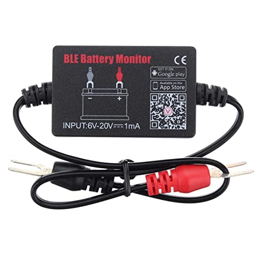 Monitor Baterias 12V KYYKA Monitor de batería automático Ⅱ Probador de batería de 12 V Bluetooth 4.0 Probador de batería inalámbrico...