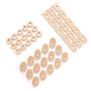 ULTNICE 3 Stuks Maïs Kussens Corn Pads Moleskin Tape Adhesive Pads Blister Preventie Pads Anti- Slijtage Hak Stickers…