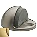 Baldwin 4000 1 Inch Half Dome Brass Door Bumper, Satin Brass and Brown