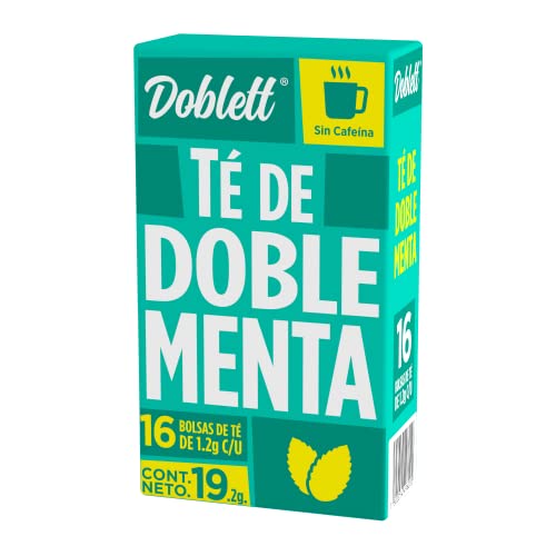 Jabones, Grocery Doblett Té de Doble Menta, 16 Bolsas de 1.2g c/u