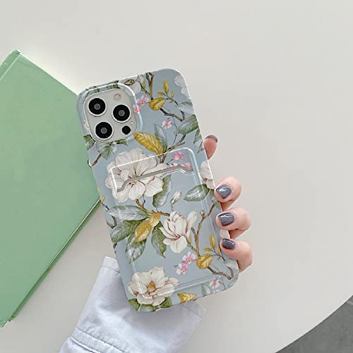 Coque pailletée motif coquillage fantastique et porte-carte pour iPhone XS Max