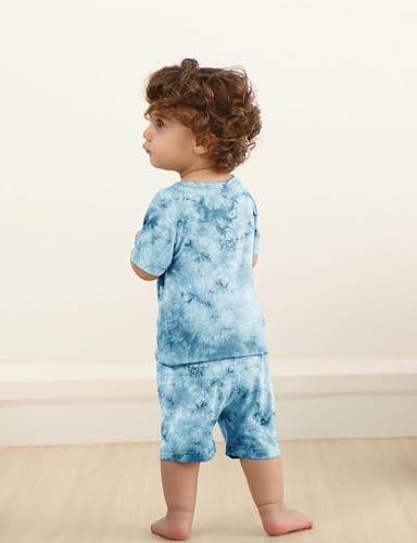Image of Jimonda Boys Girls Bamboo Rayon Pajamas Set Kids Sleepwear